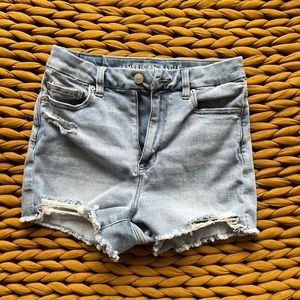 American Eagle Cutoff Raw Edge Denim Jean Shorts